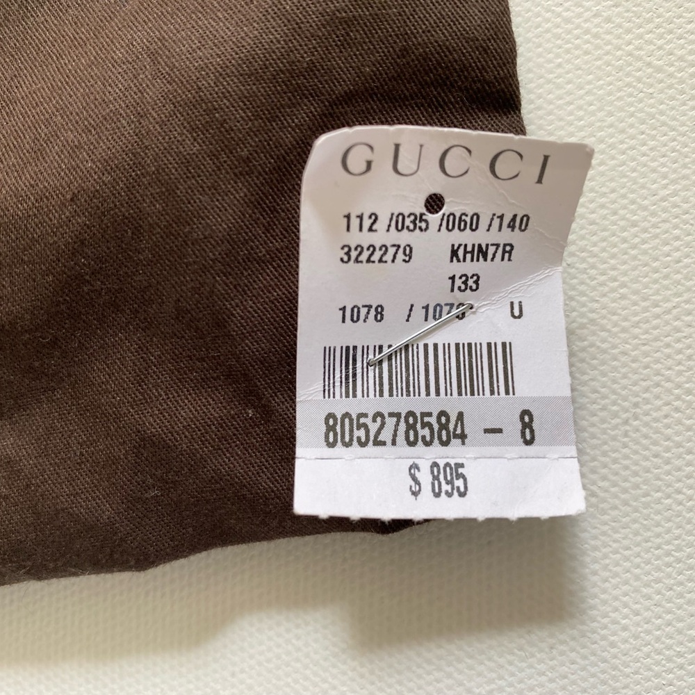 Gucci Black Gg Supreme Unisex Messenger Bag - Picture 10 of 10